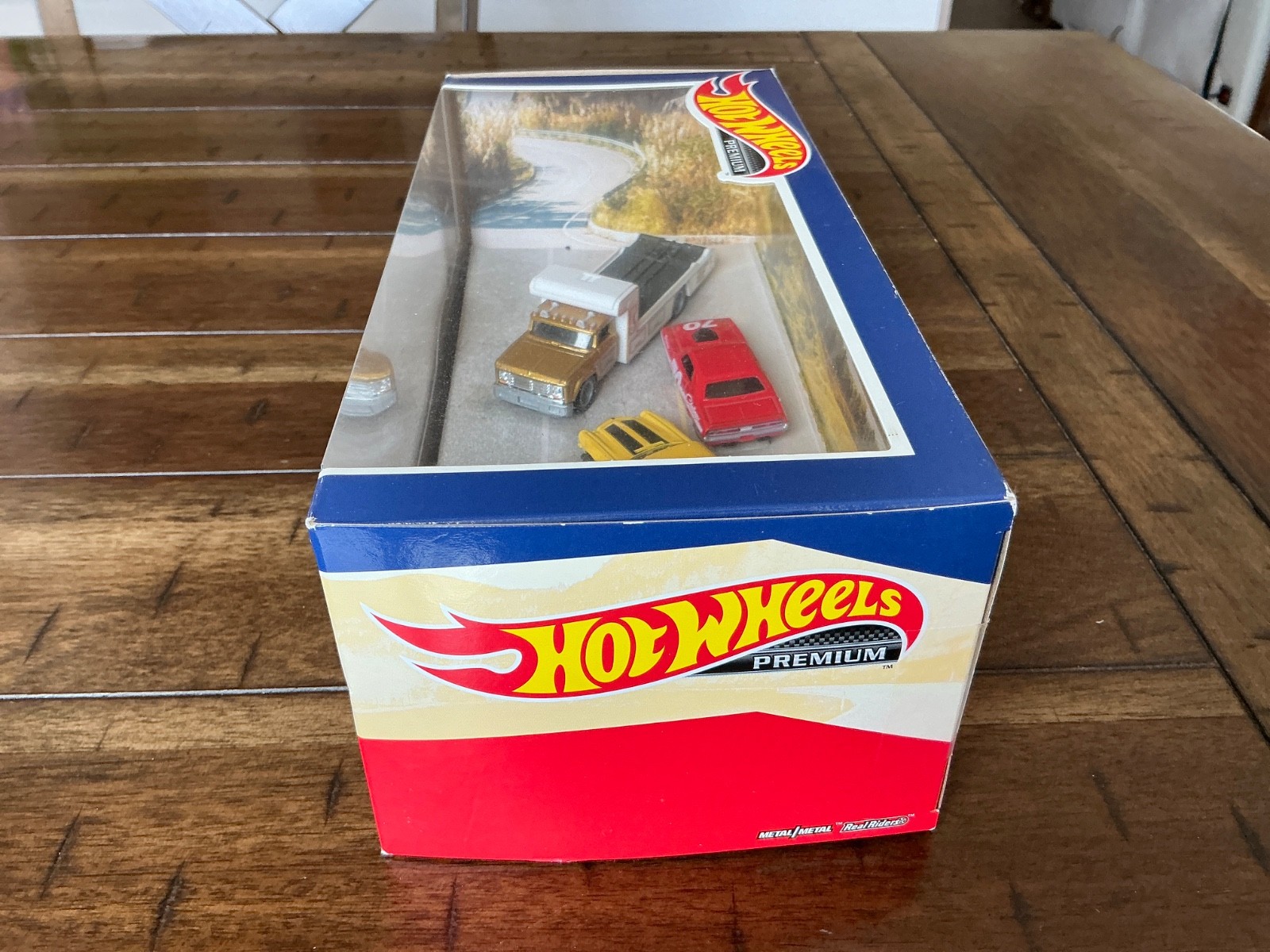 1/64 HOT WHEELS REAL RIDERS SET RETRO RIG 65 MUSTANG 70 CAMARO 70 CHALLENGER