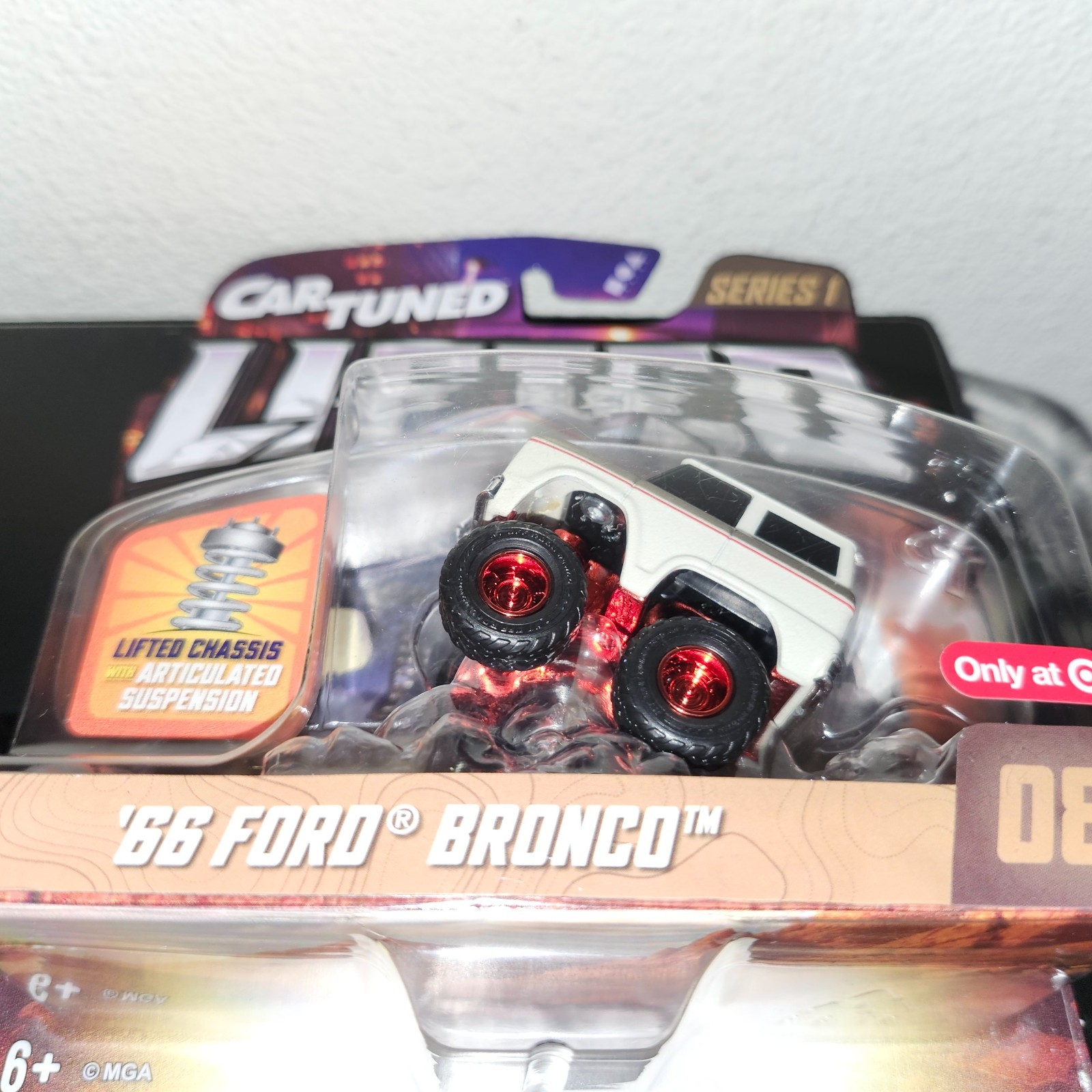 2026 Car Tuned Lifted 66 Ford Bronco RED BOTTOM RB Chase – Target Exclusive