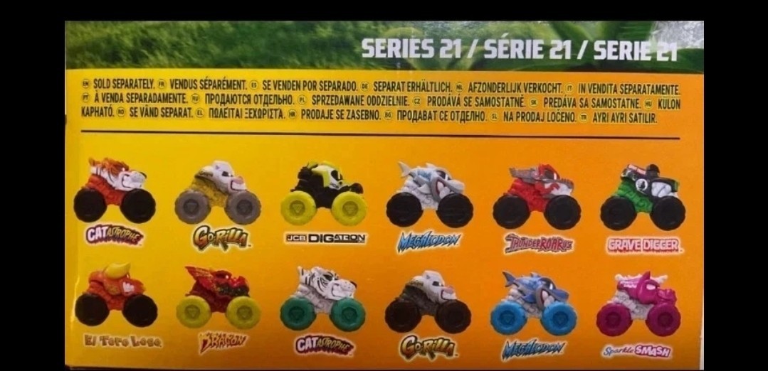 Monster Jam Mini Jams Series 21 Dragon Wild #204 **New / Unopened Package**