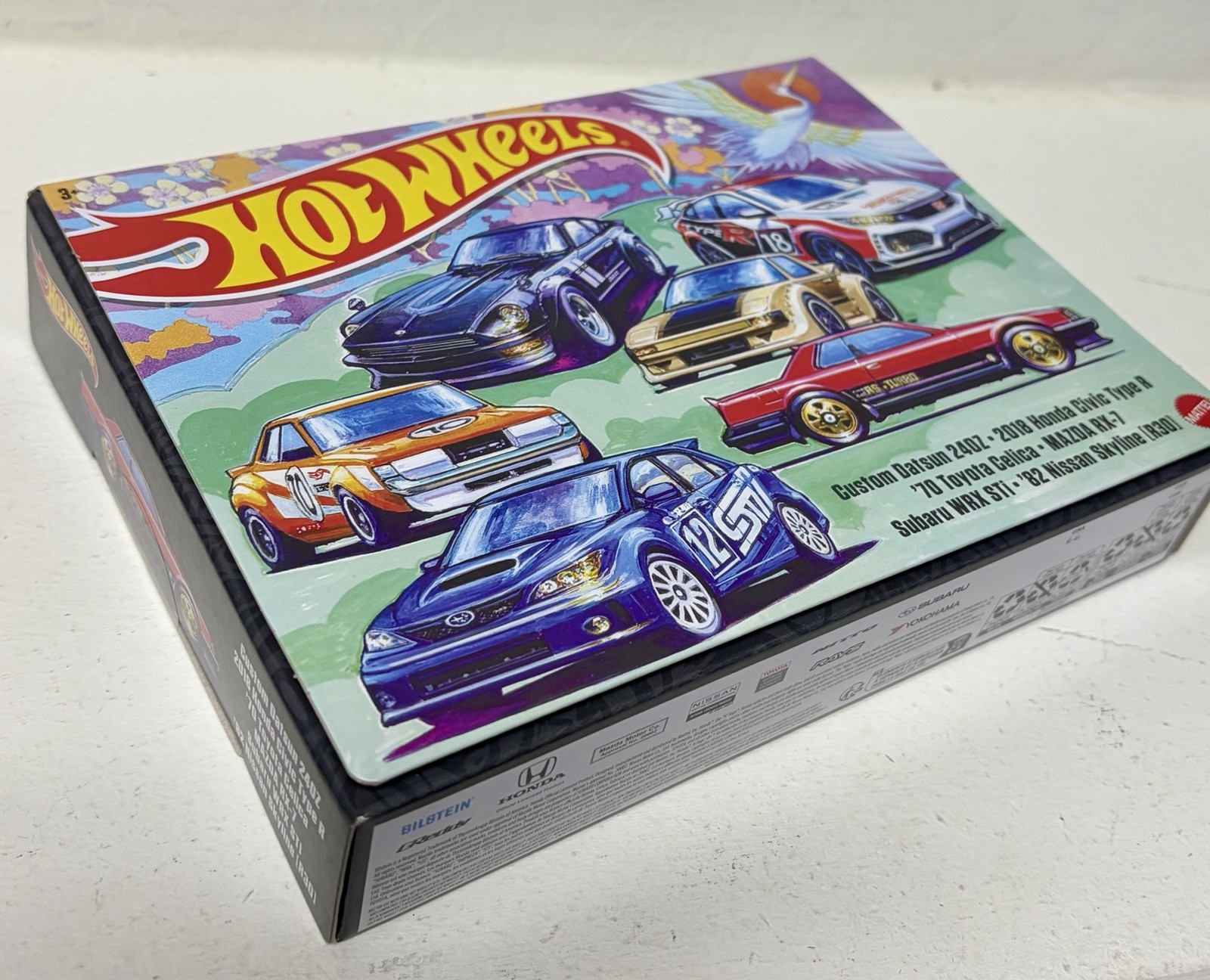 Hot Wheels Japanese Classics 6-Pack. Datsun Honda Toyota Subaru Mazda Nissan JDM
