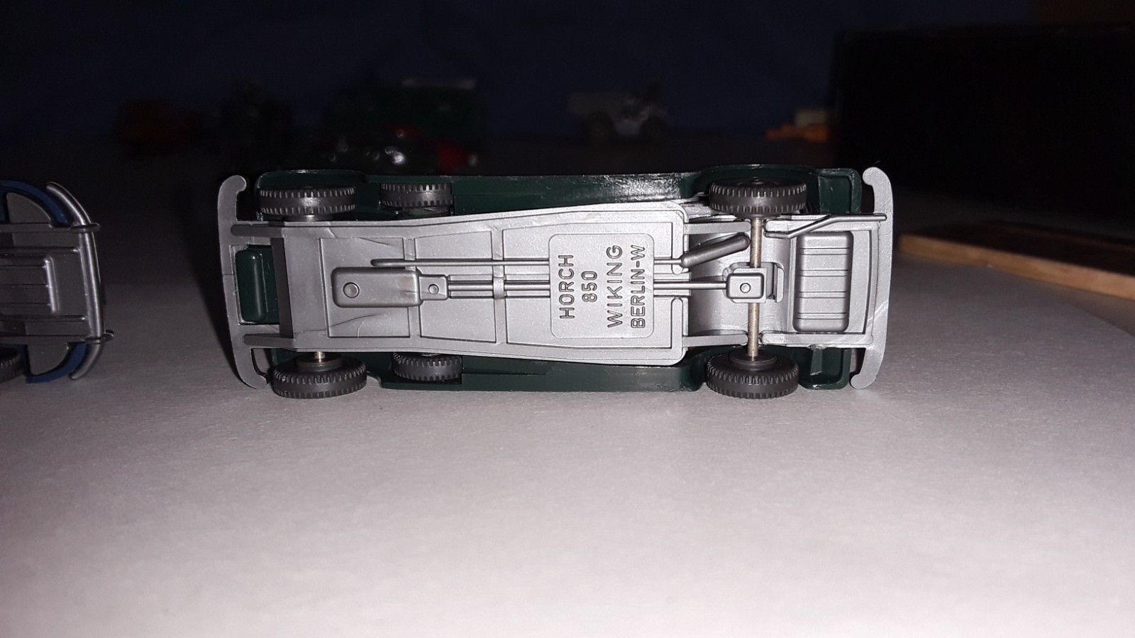 Wiking 1:87/HO Scale HORCH 850 Green & Mercedes 540 K Convertible Blue (Lot 8