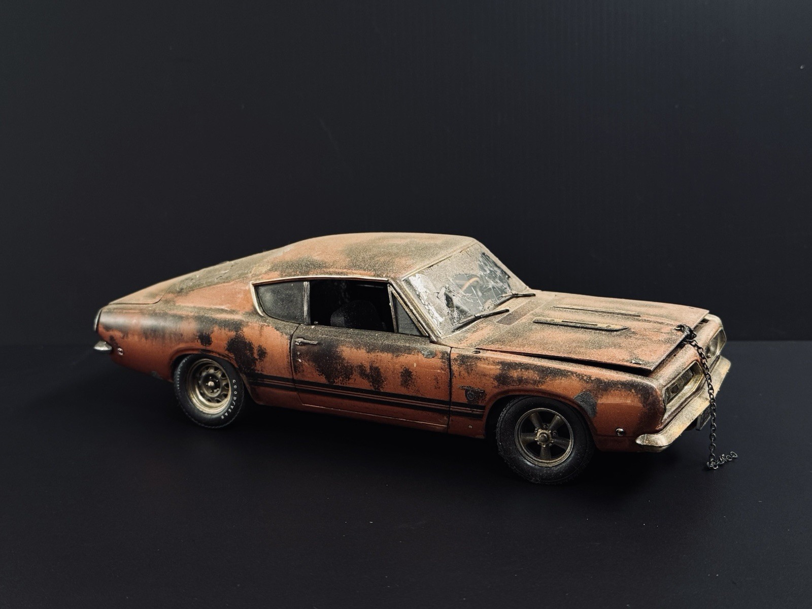 1968 Plymouth Barracuda Abandoned 1/18 Highway 61 Kodeblake Barn Find 1 Of 2
