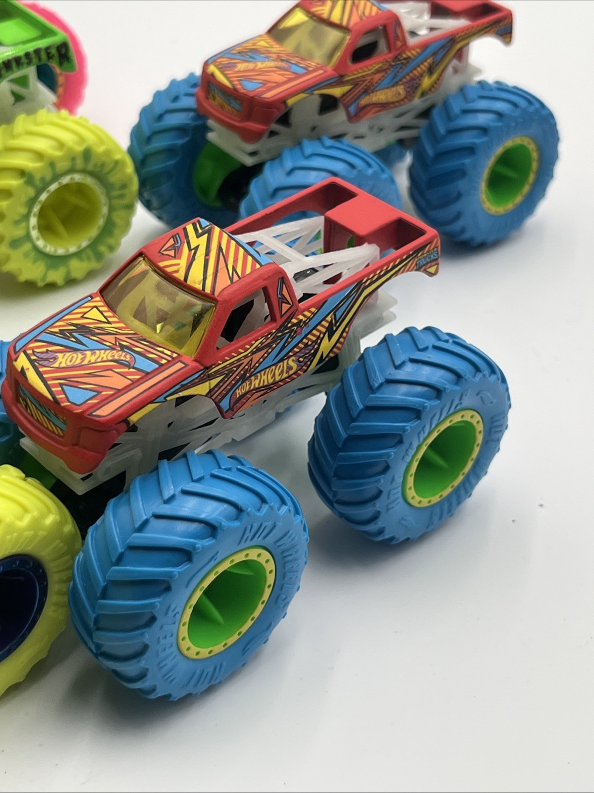 Monster Truck 12-Piece Lot Spinmaster Monster Jam & Hot Wheels Monster Trucks