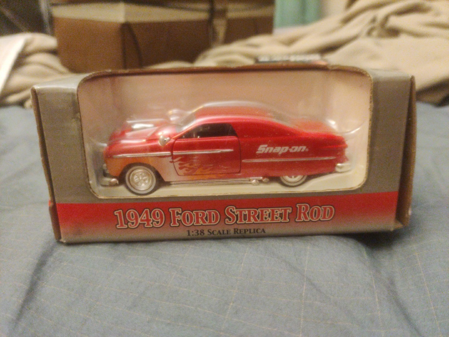 Snap-On 1:38 Scale 1949 Ford Street Rod Replica Diecast w/ Pull-Back Motor