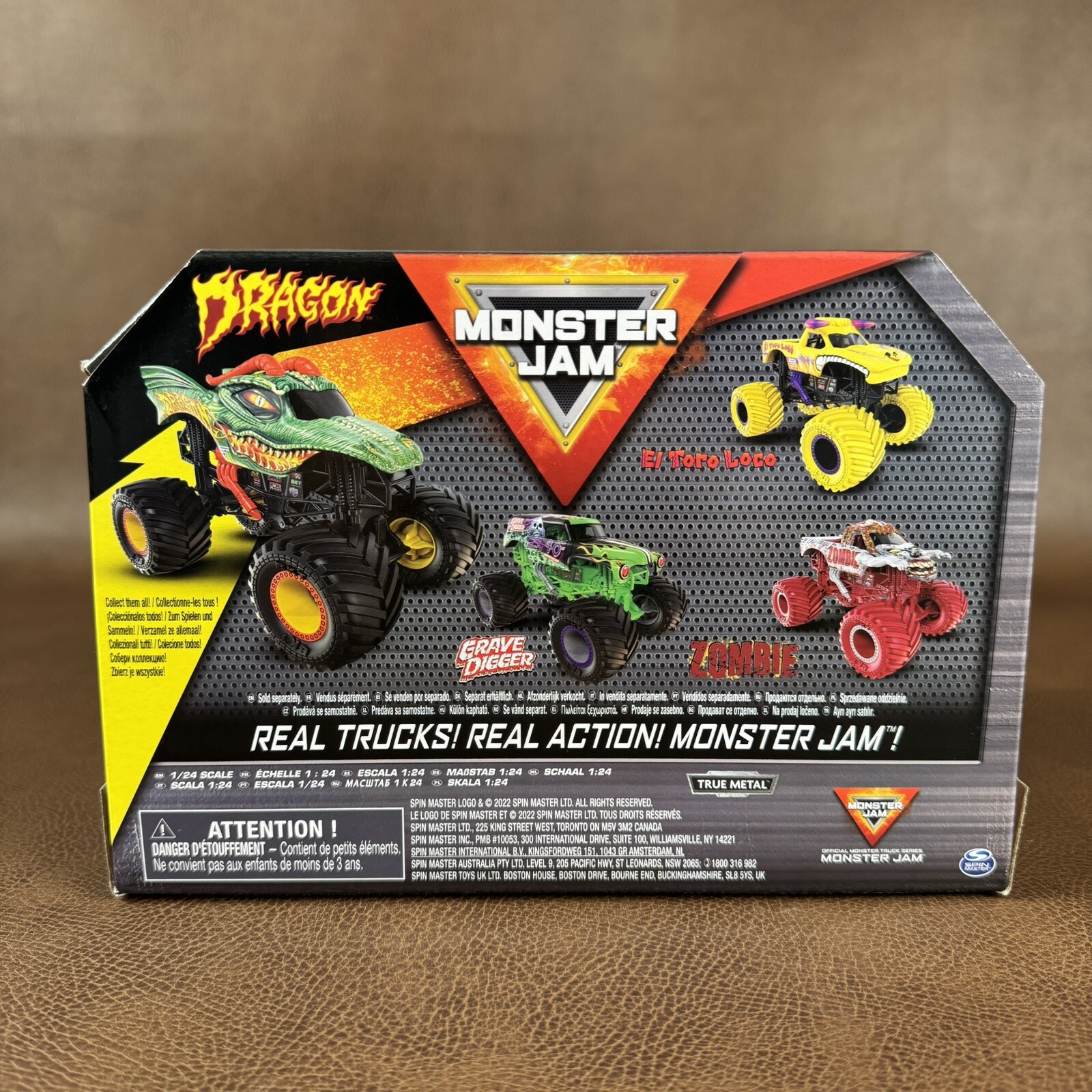 Monster Jam Truck Dragon 1/24 Scale Series 20 True Metal by Spin Master