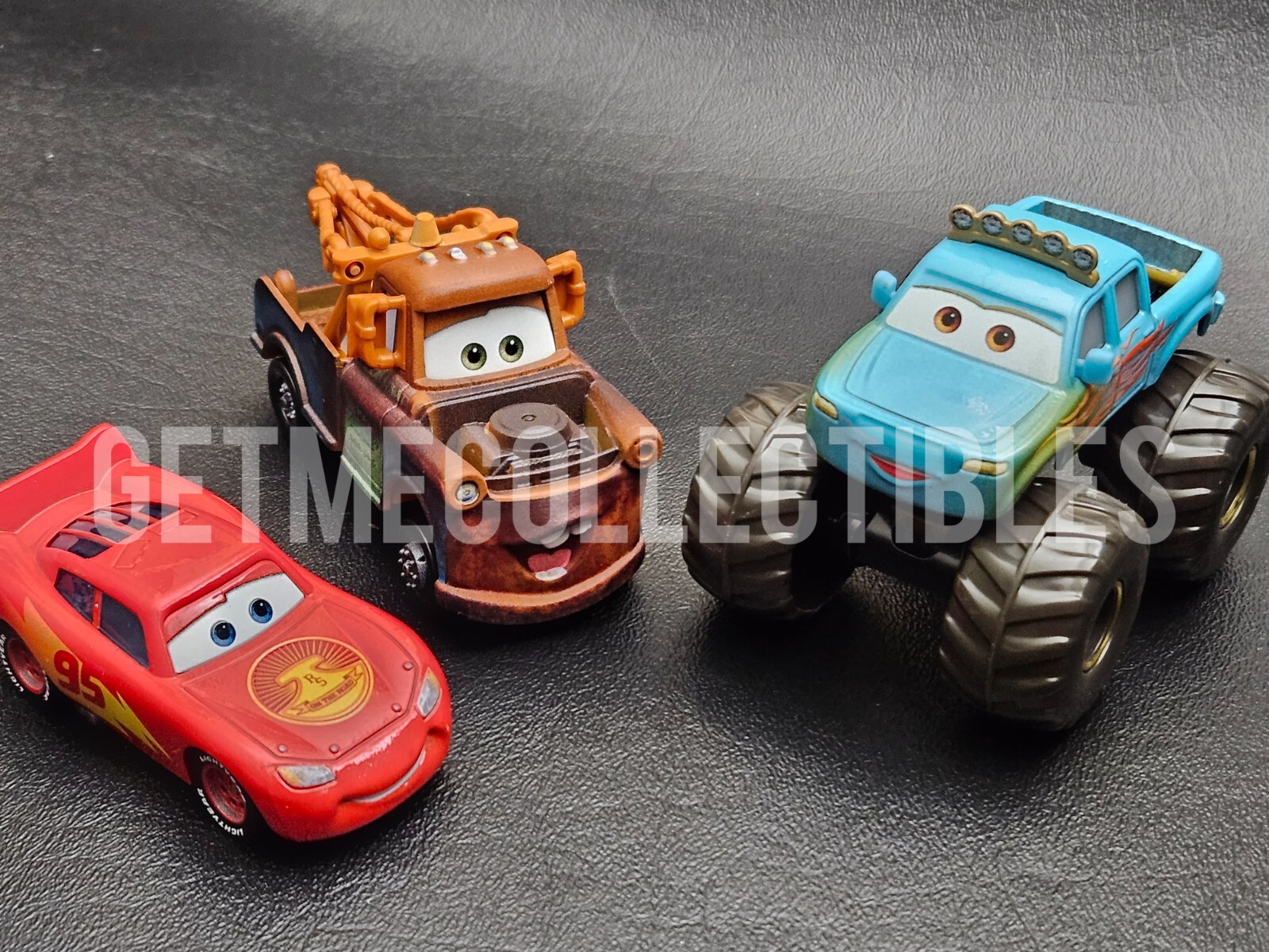 DISNEY PIXAR CARS ROAD TRIP IVY LIGHTNING MCQUEEN MATER 3 PACK SAVE 6% GMC