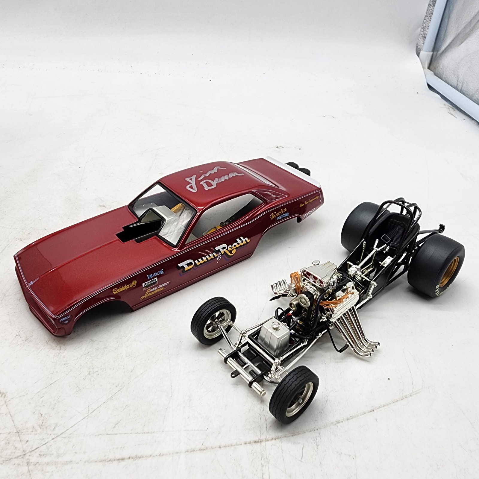 4S Dunn & Reath Nitro Funny Car NHRA The Floppers 1320 1/24 Diecast Autographed