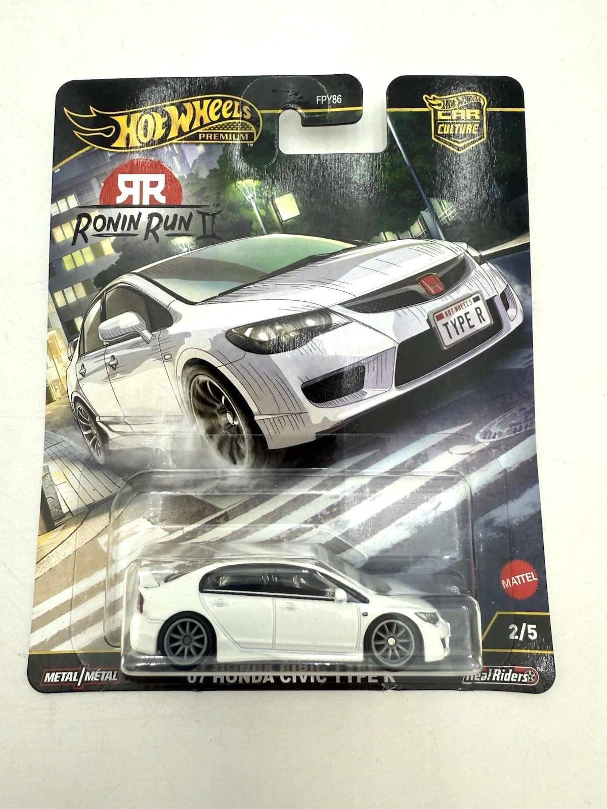 2025 Hot Wheels Car Culture Ronin Run 2 Set of 5 Civic Skyline R32 Evo Supra