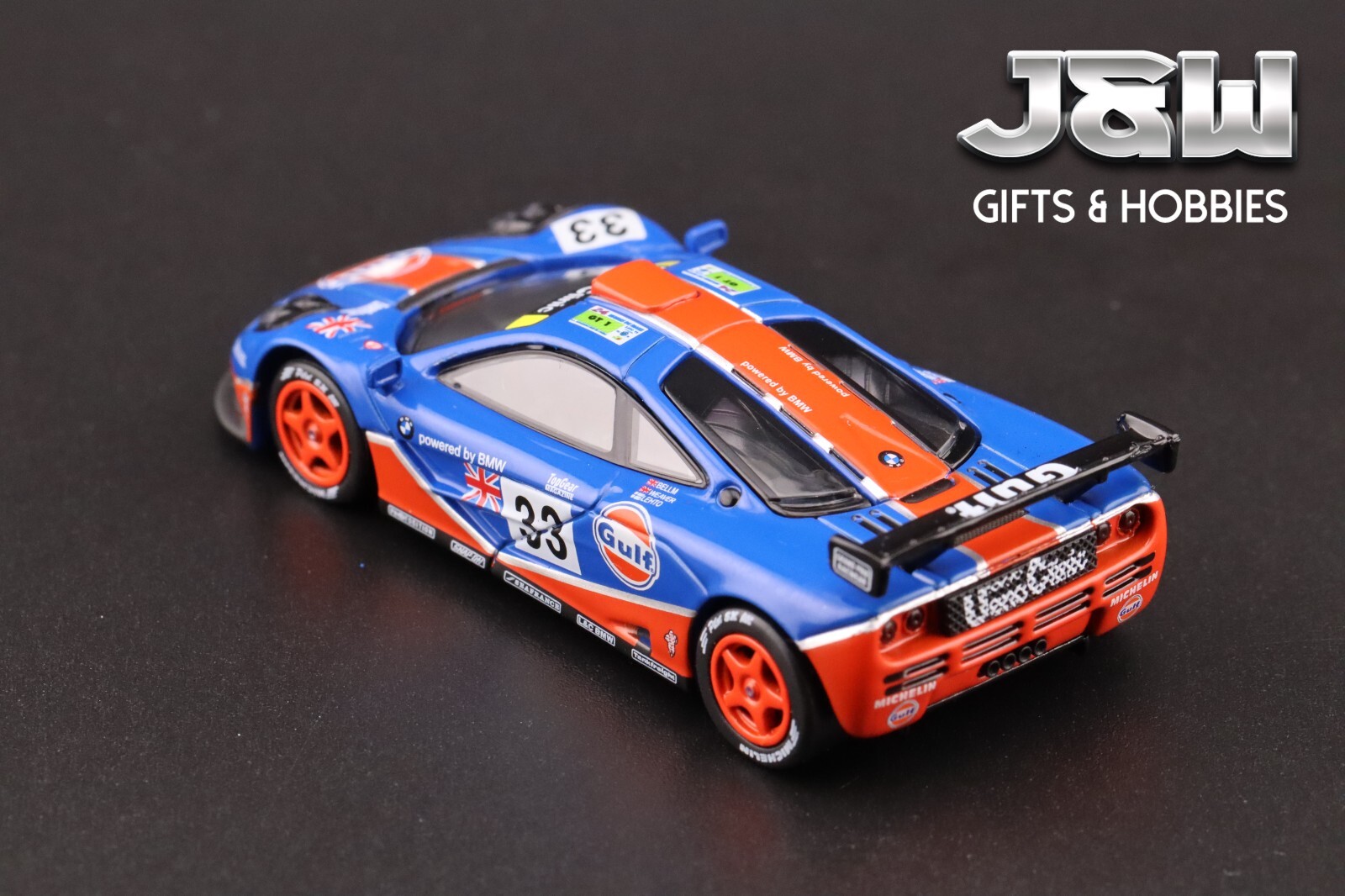Mini GT McLaren F1 GTR #33 1996 Le Mans 24Hr GULF #723 1/64