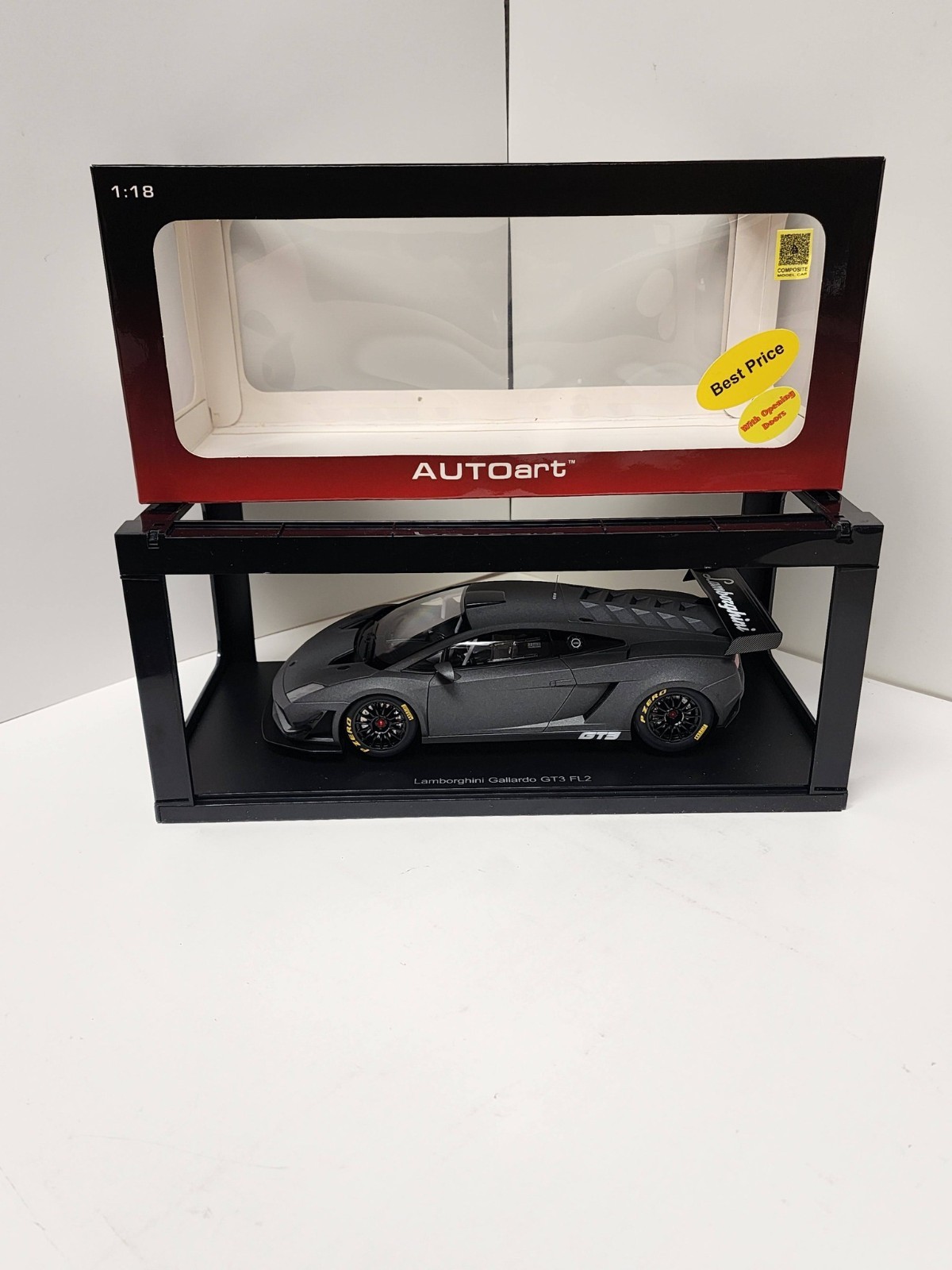 AUTOart 1:18 diecast cars: Lamborghini Galardo GT3, color: gray