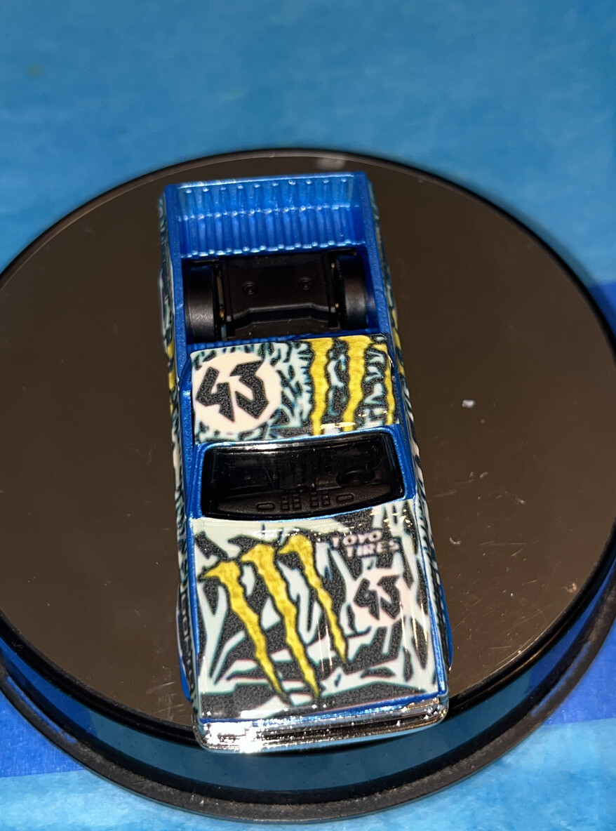Hot wheels ‘83 Chevy Silverado Monster Energy Go Pro Real Riders It’s A Custom