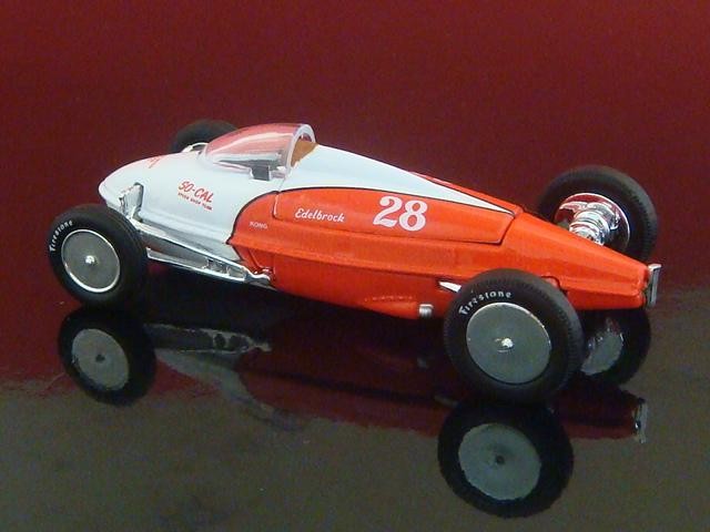 1948-1950 So Cal Speed Shop Belly Tanker Ford V8 Flathead Lakester 1/64 Scl LE F