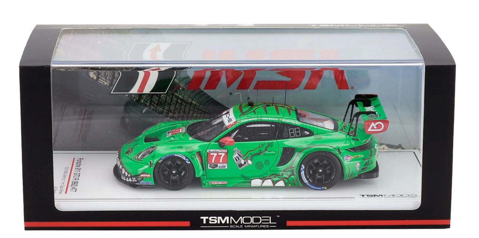 1:43 2025 IMSA Sebring 12Hr Winner — #77 “REXY” Porsche 911 GT3 R — TSM-Model