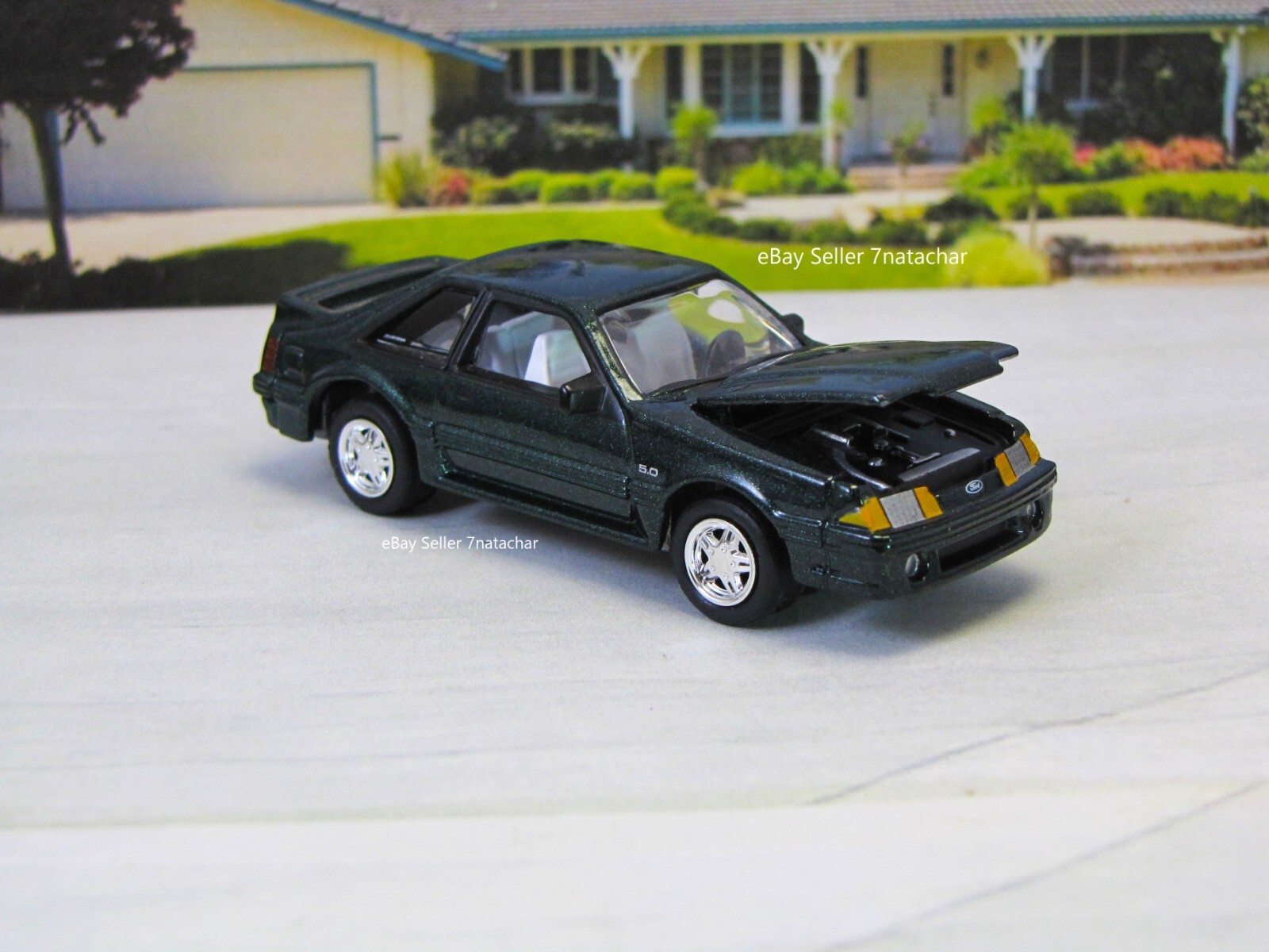 1987 – 1993 Ford Mustang GT Fox Body Hatchback Model 1/64 Scale Wheels Limited