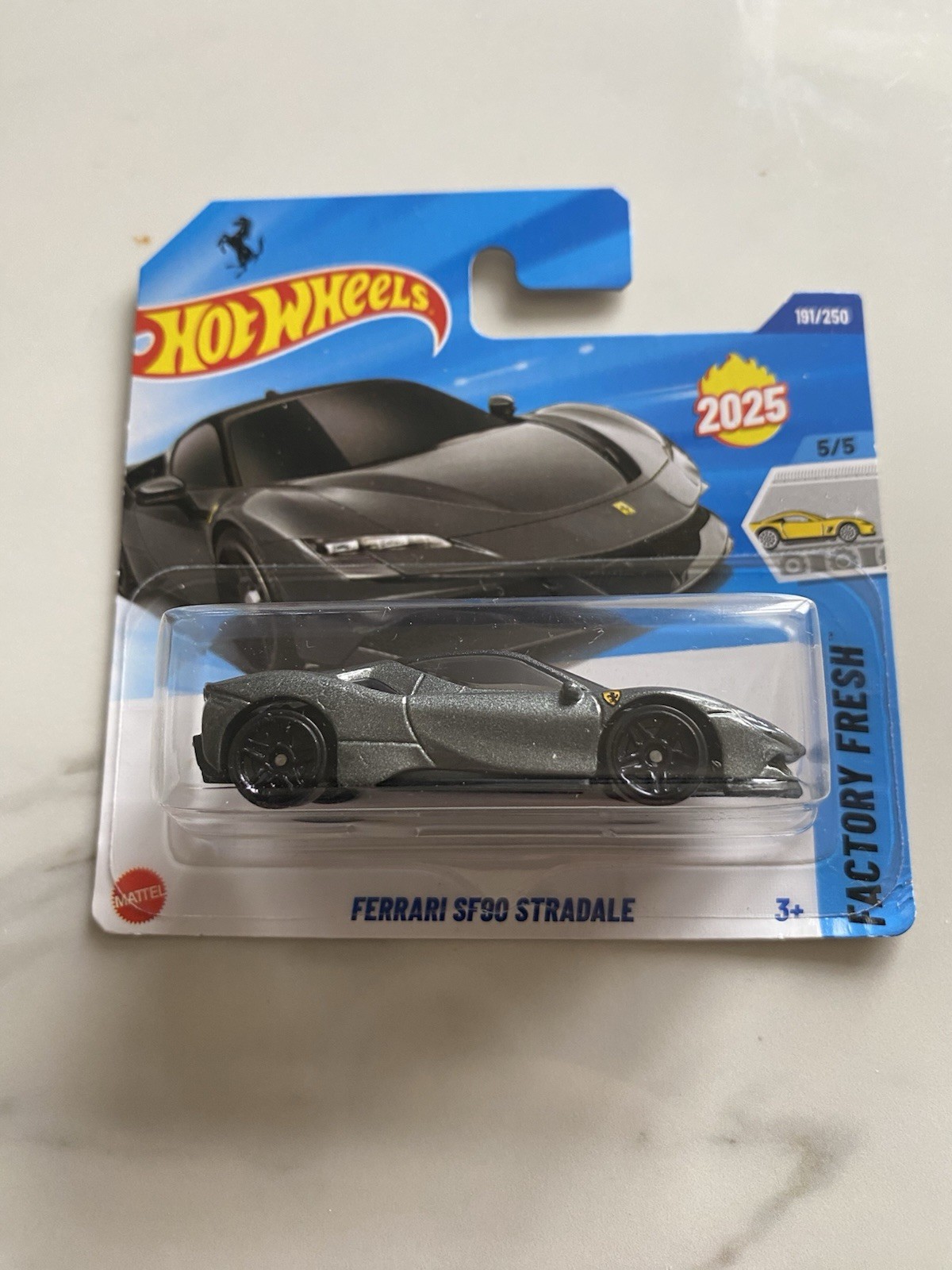 Hot Wheels Ferrari SF90 Stradale Factory Fresh 2025 Short Card Box 8