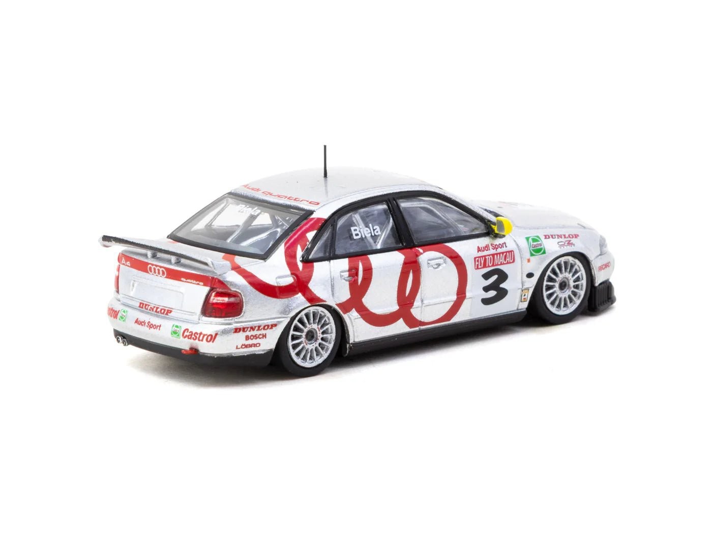 Tarmac Works 1:64 Audi A4 Quattro #3 Macau Guia 1996 Winner – Hobby64