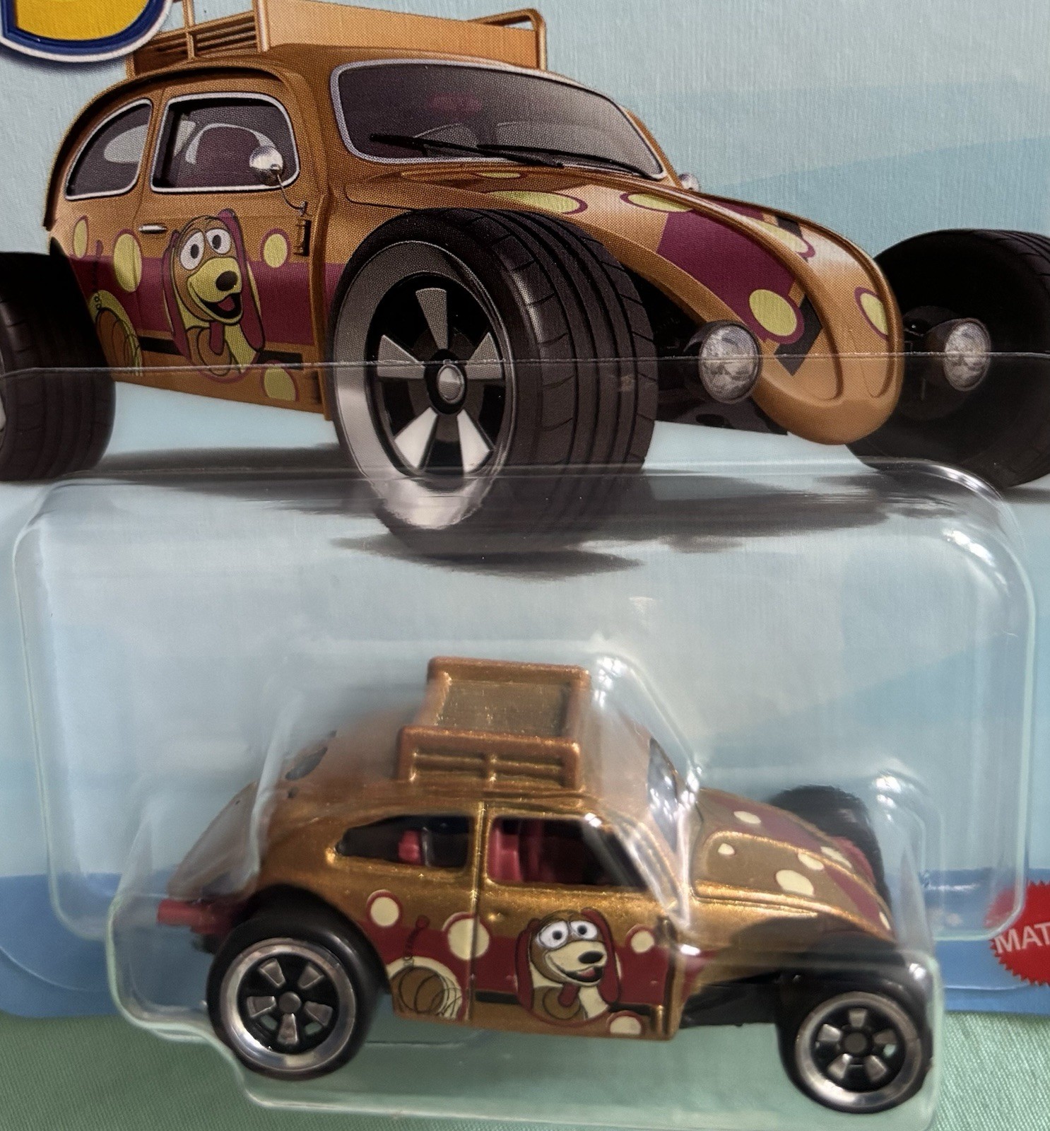 HOT WHEELS SILVER SERIES DISNEY TOY STORY 5 SLINKY DOG VOLKSWAGEN BEETLE