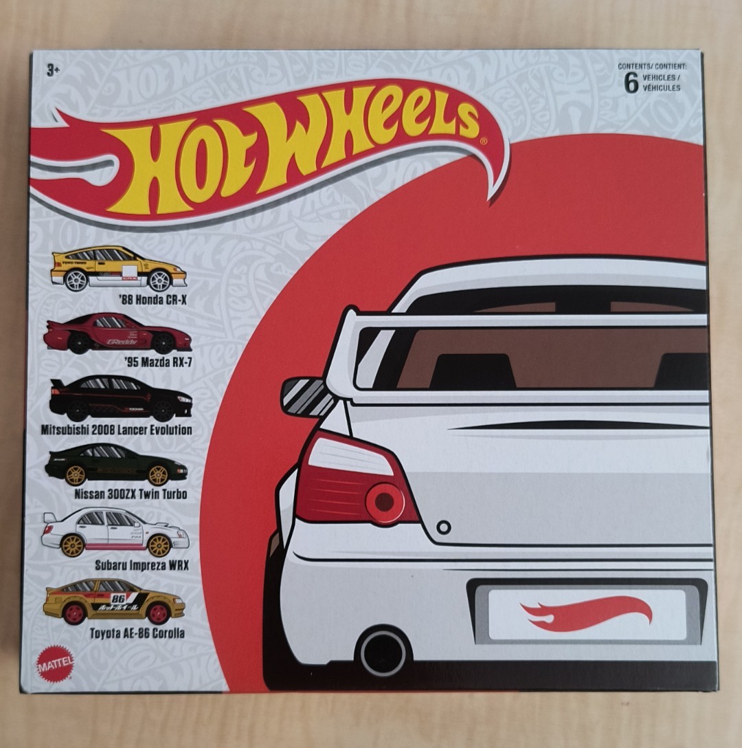 HOT WHEELS 2022 JDM 6 PACK PREMIUM HONDA NISSAN TOYOTA JAPANESE CAR Culture Toy