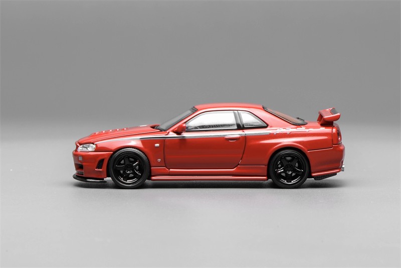 MOTORHELIX 1:64 SKYLINE R34 CUSTOMIZED Diecast Model Car