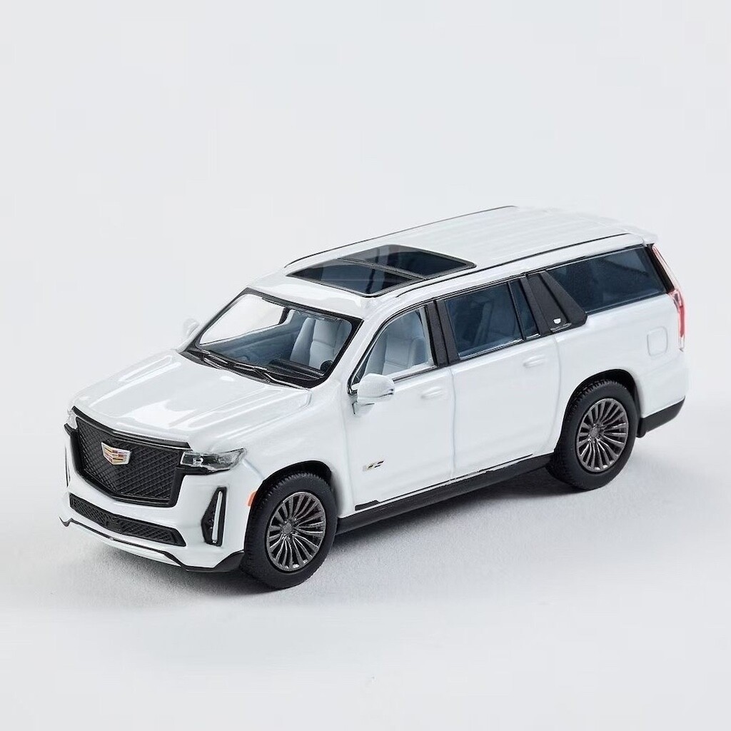 MSD 1/64 CADILLAC ESCALADE ESV Die Cast Truck -WHITE-