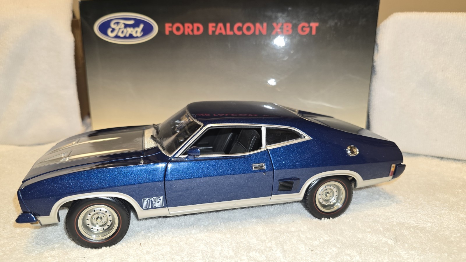 1/18 Biante/Autoart Ford Falcon XB GT, Apollo Blue, Beautiful,See Description