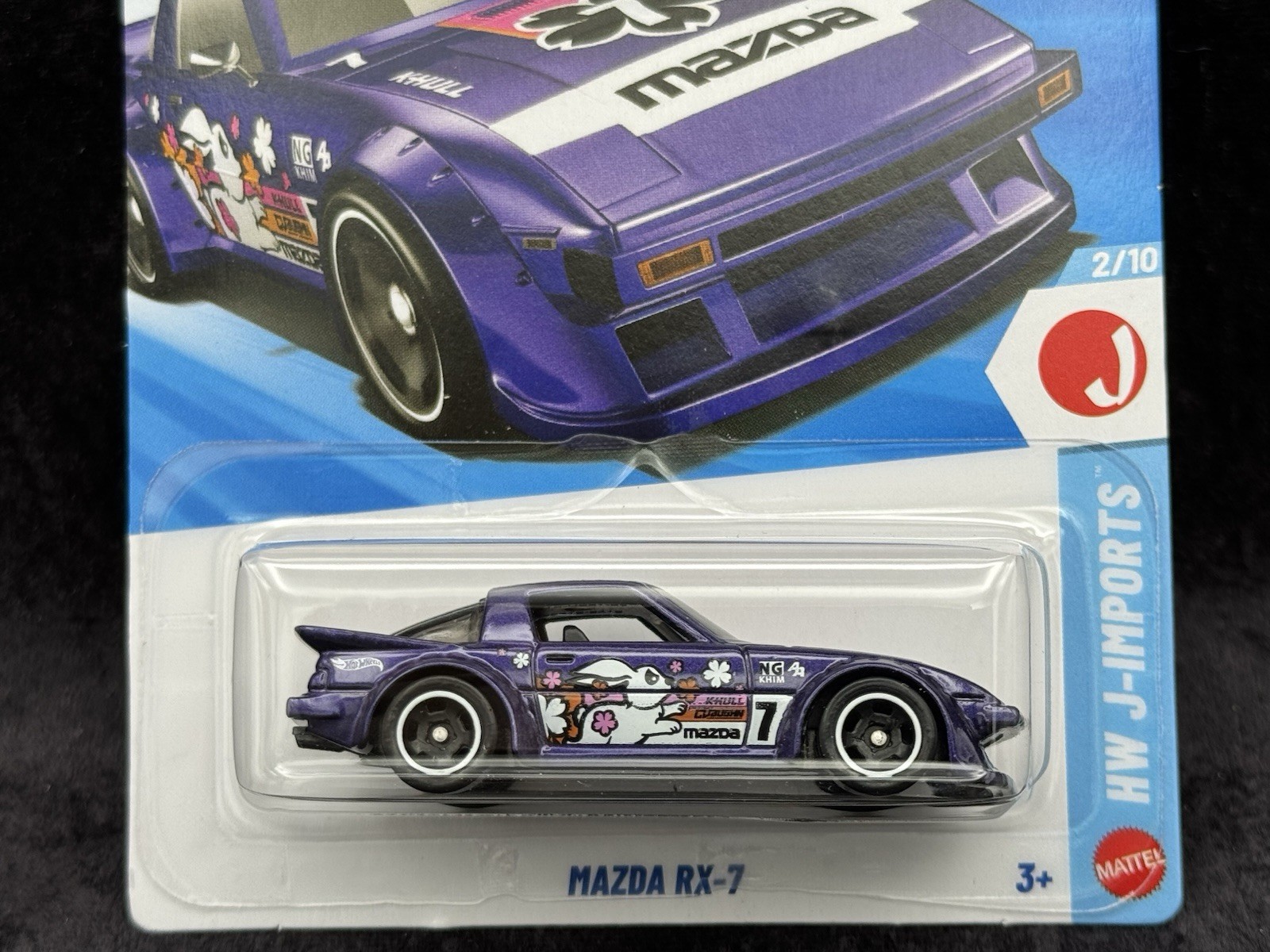 Hot Wheels 2026 HW J-Imports 2/10 Purple Mazda RX-7