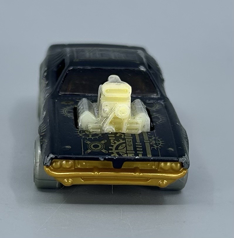 Hot Wheels 1970 Roger Dodger Black Gold Diecast Car 2015 Mattel Steampunk 1:64