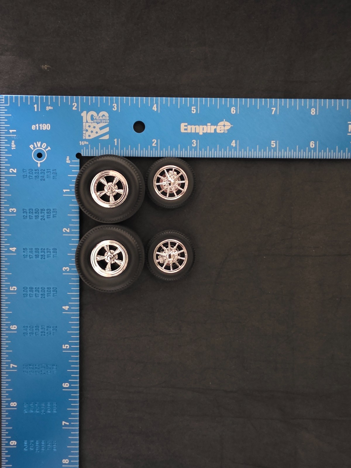 ACME 1:18 Scale Drag Wheel and Tire Set – A1807019W