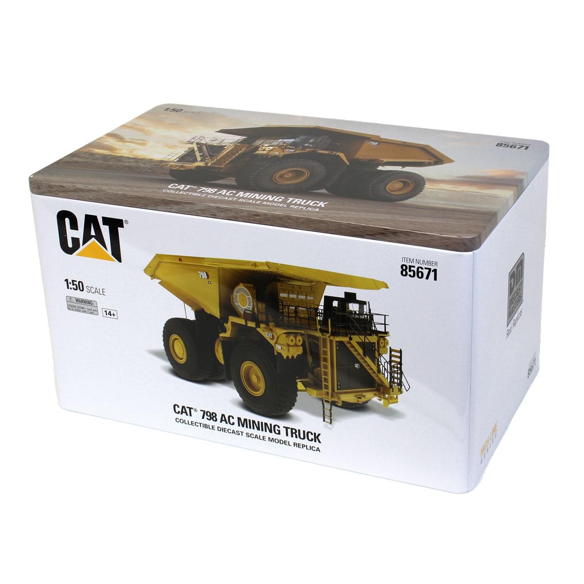 Diecast Masters 1/50 CAT 798 AC Mining Truck, High Line Series 85671