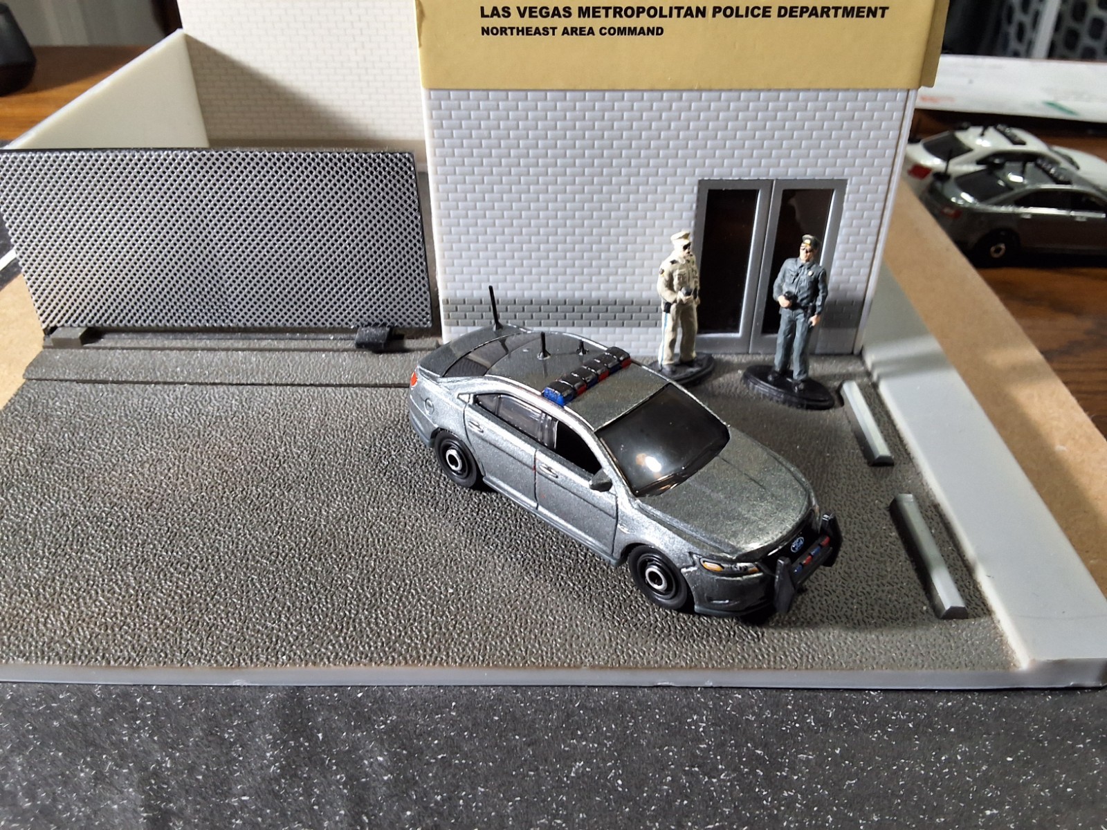 MATCHBOX POLICE FORD TAURUS INTERCEPTOR GRAY CUSTOM UNMARKED BLANK UNIT