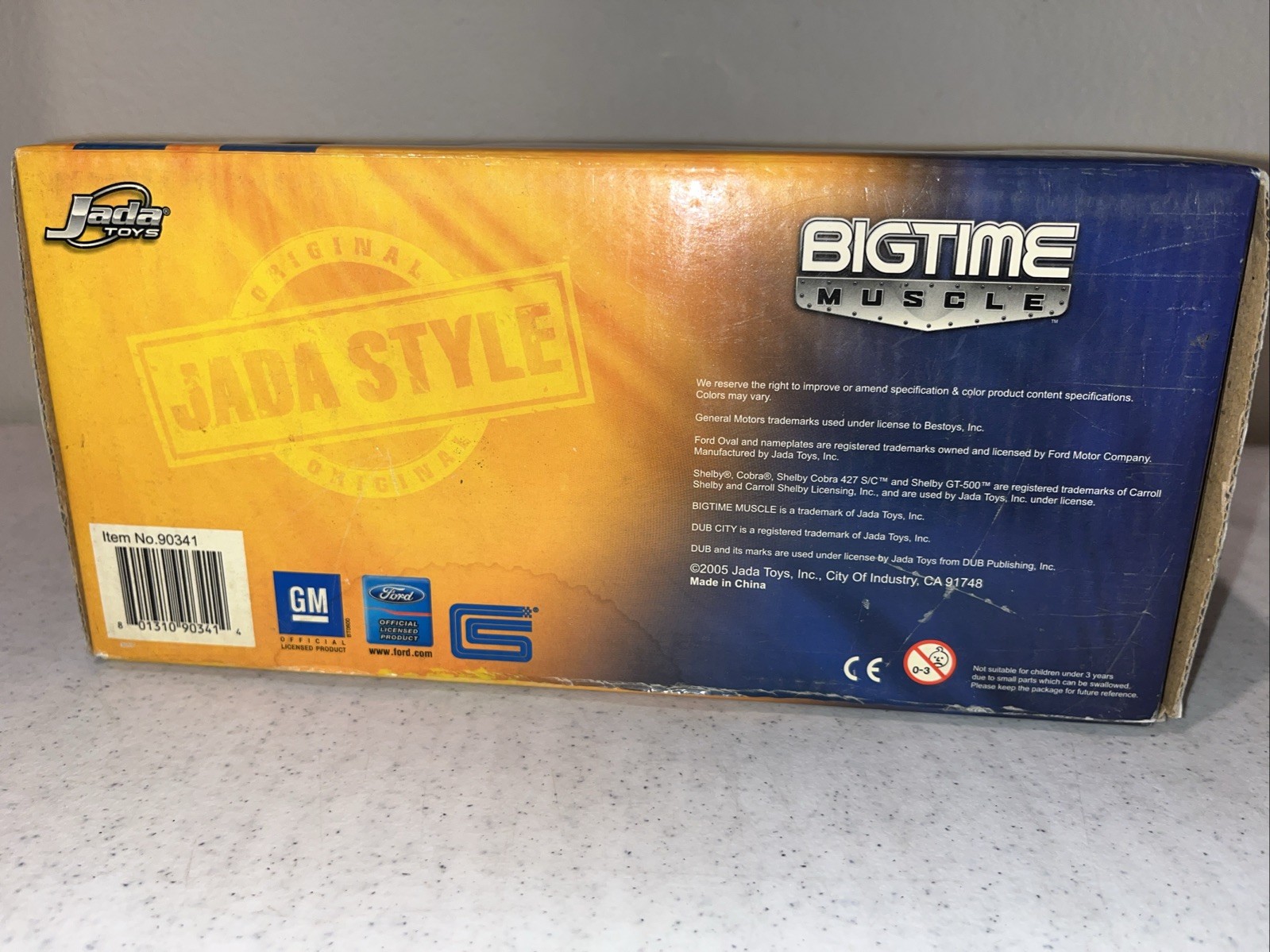 RARE Jada Toys Bigtime Muscle – Shelby GT-500 Hard Top Grey