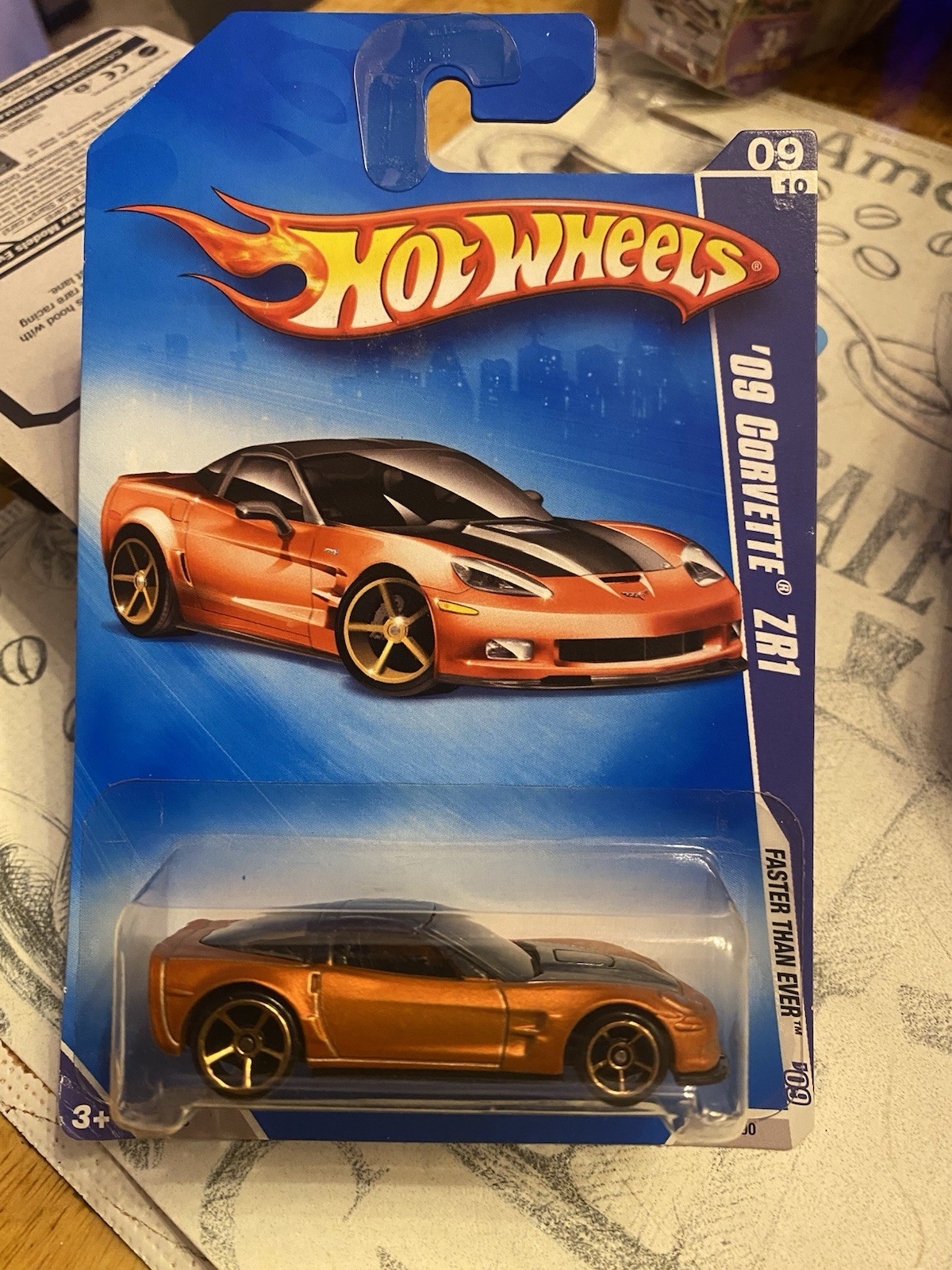 Hot Wheels ’09 Corvette ZR1 135/190 – Copper – 2009 Mainline A