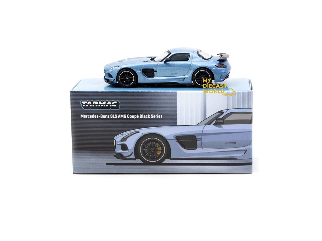 Tarmac Works 1:64 Mercedes-Benz SLS AMG Coupe Black Series Matte Blue