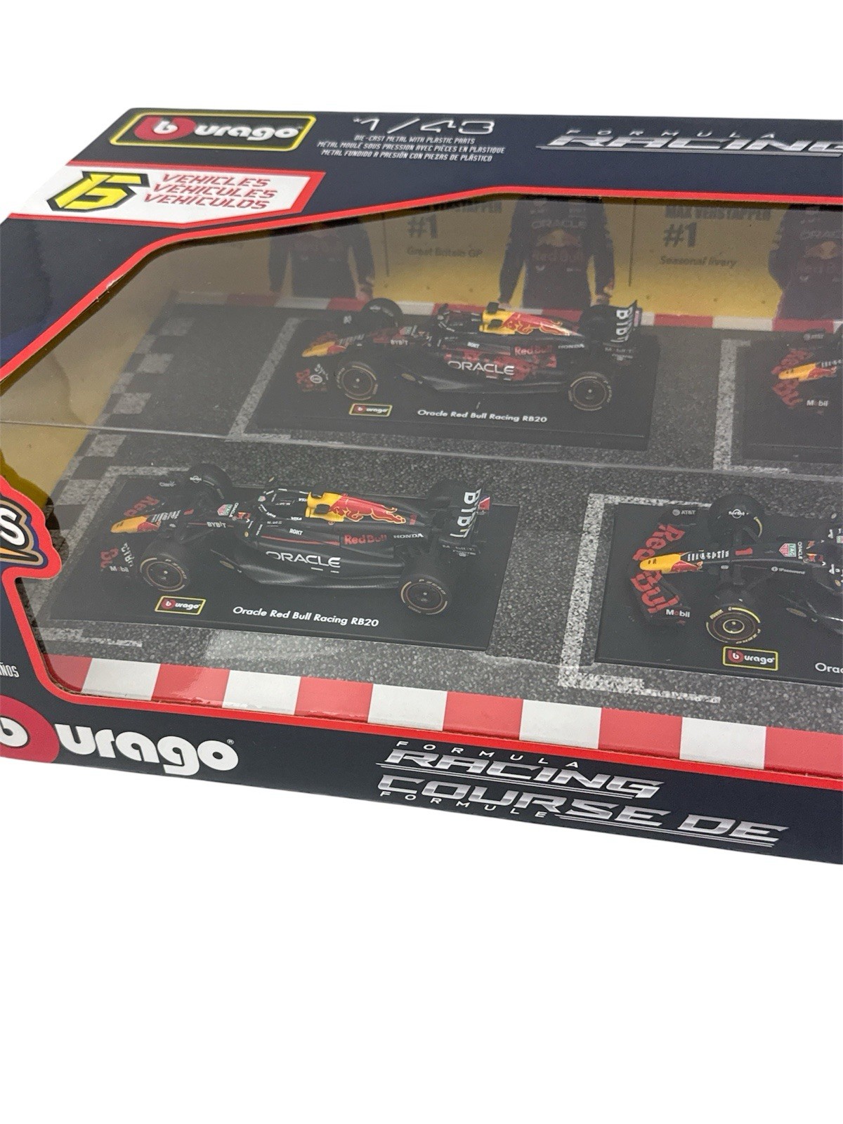 Bburago Red Bull Formula 1 F1 Die-Cast Model All New Styles Cars, Limited Burago