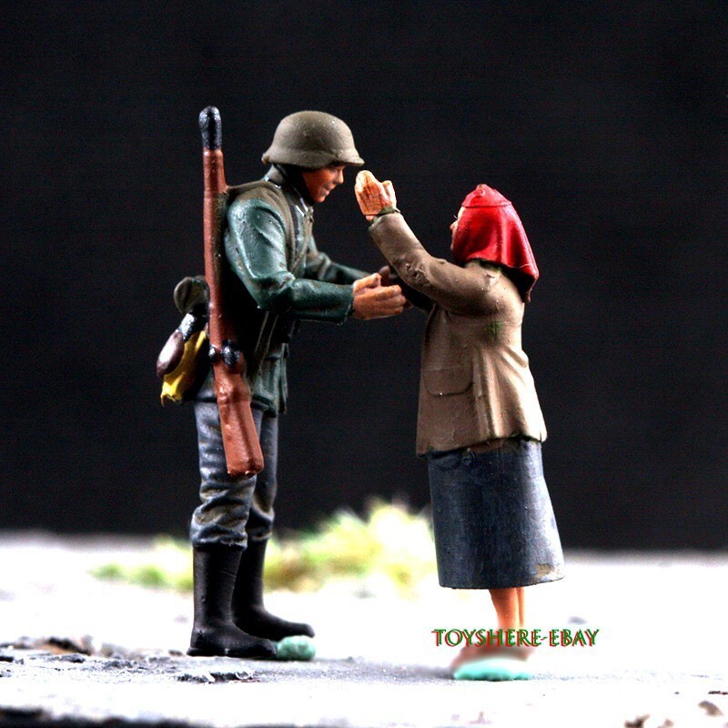 1/72 TANK 1:72 WW2 Mother say bye son battlefield toy TotalWar diorama in stock