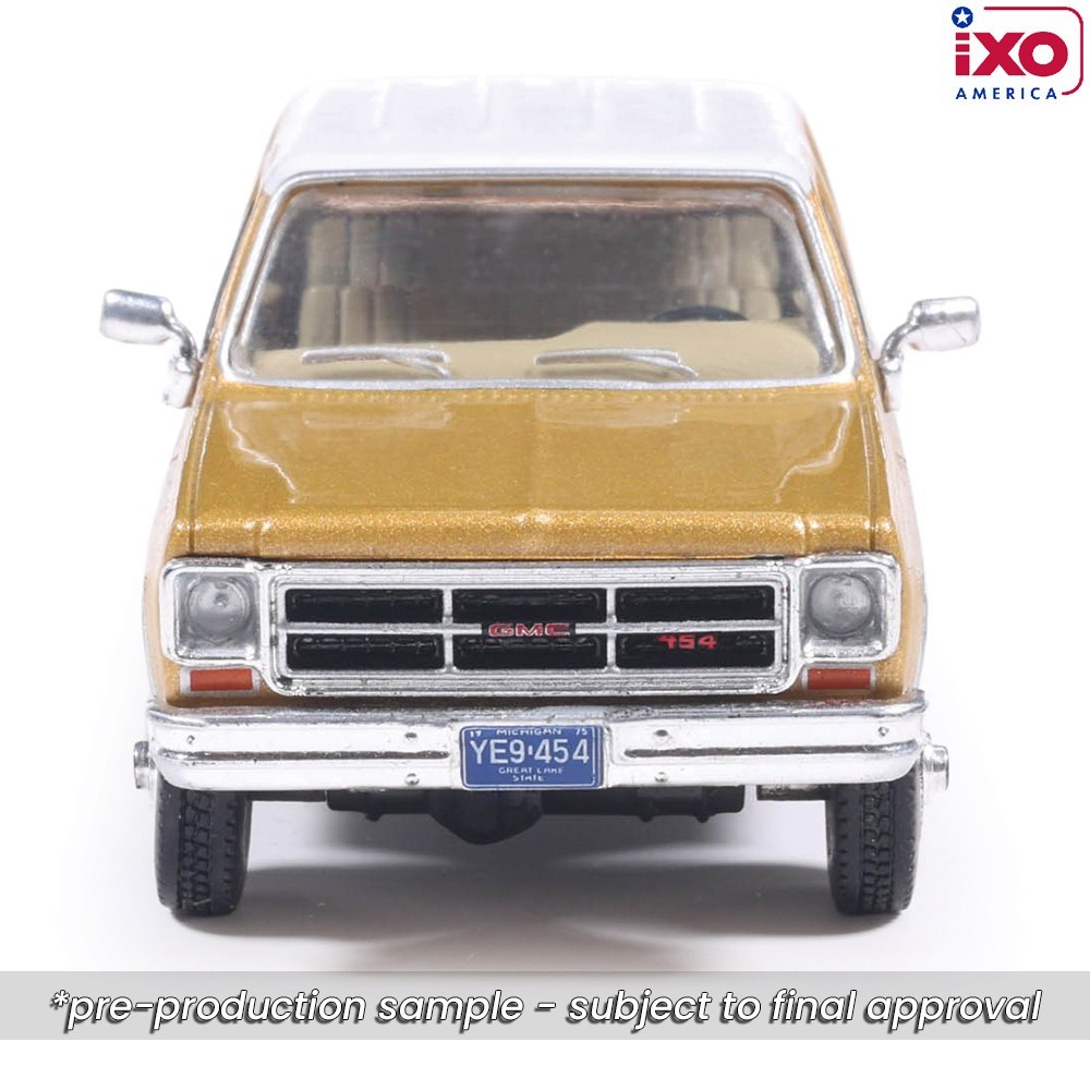 2026 IXO America 1:64 Yuba Gold 1975 GMC SIERRA CLASSIC Pickup Truck #IA64012
