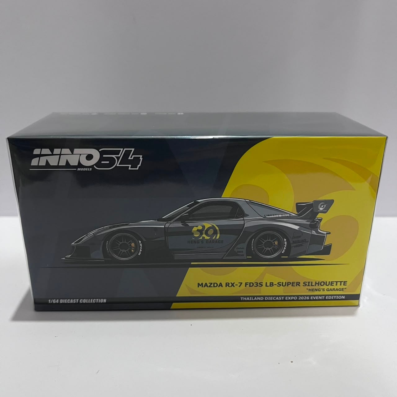 INNO64 Mazda RX-7 FD3S LB-Super Silhouette CHASE + Exclusive TDE 2026 COVAL Case