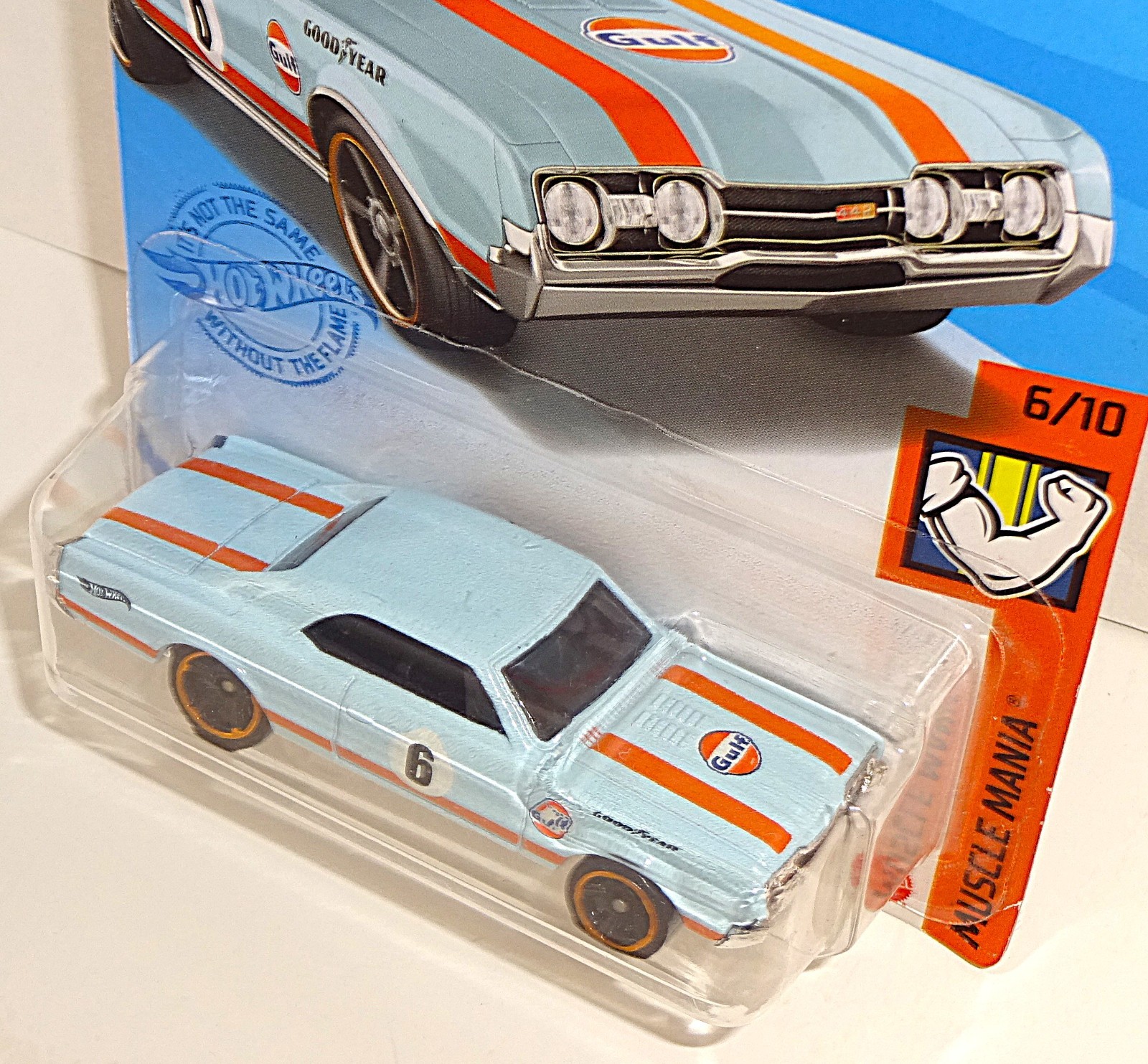 Hot Wheels 2021 Muscle Mania Series #231 ’67 Oldsmobile 442 Light Blue GULF