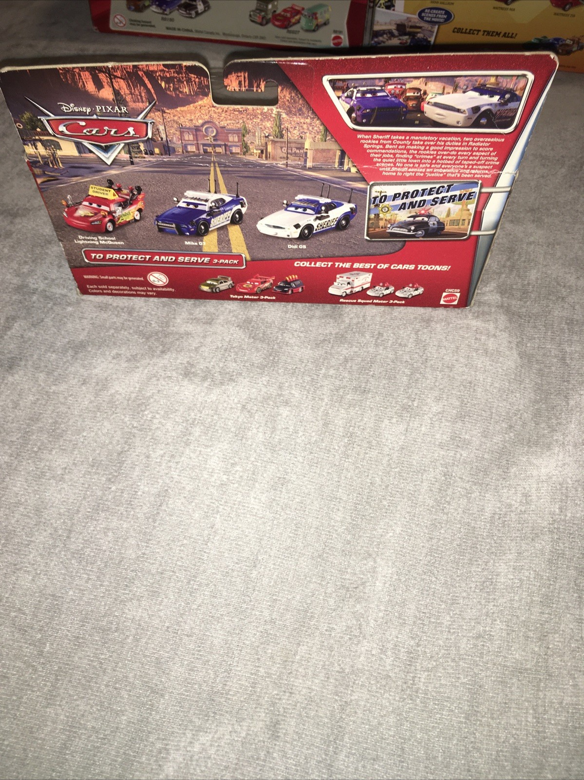 Disney Pixar Cars To Protect And Serve 3-pack 2014 Mattel!!!