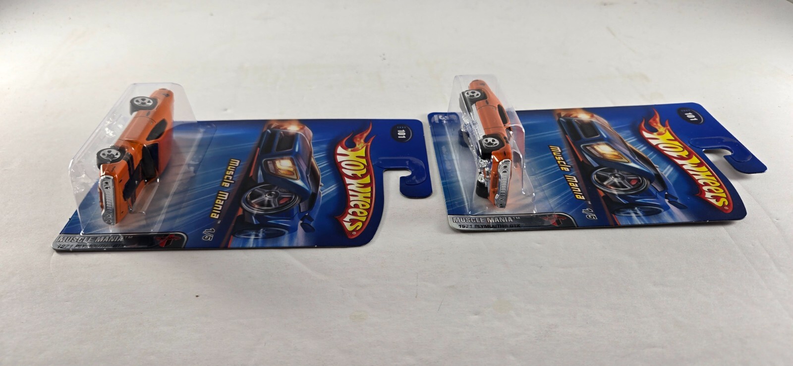 2005 HOT WHEELS MUSCLE MANIA SERIES 71 PLYMOUTH GTX KMART COLOR EXCLUSIVE LOT