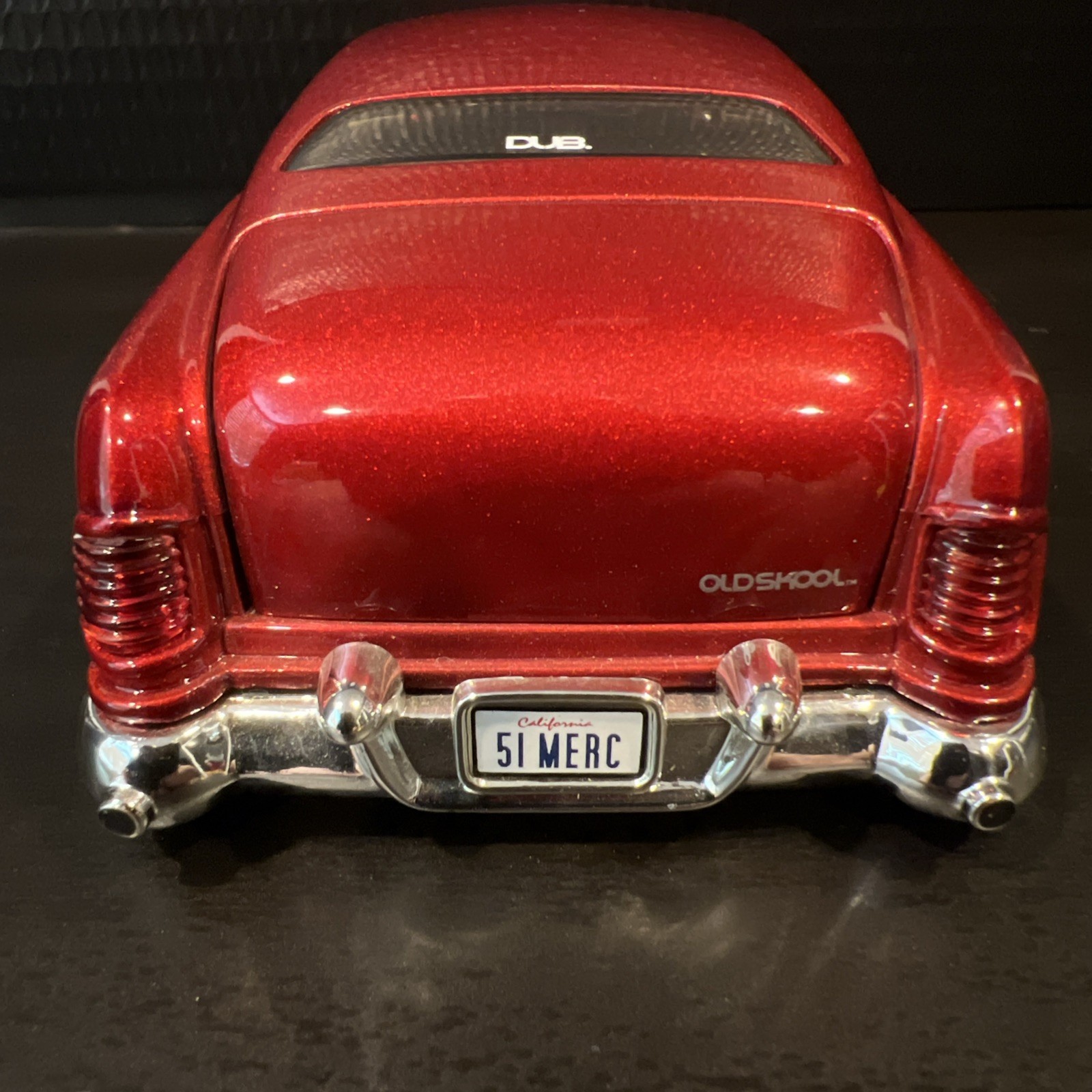 Vintage 2004 Jada 1:24 1951 Mercury Custom Coupe Dub City Old Skool Red Clean