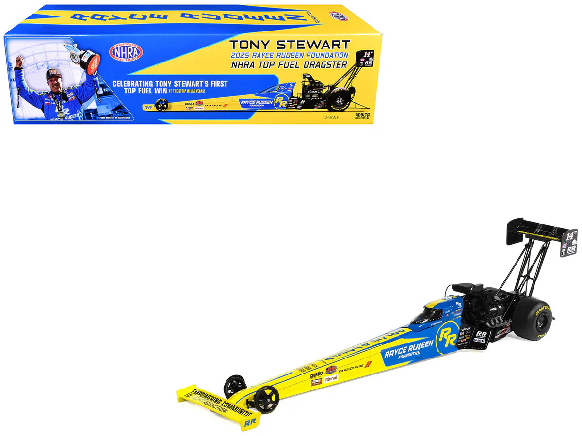 NHRA TFD (Top Fuel Dragster) #14TF Tony Stewart “Rayce Rudeen Foundation” Blue