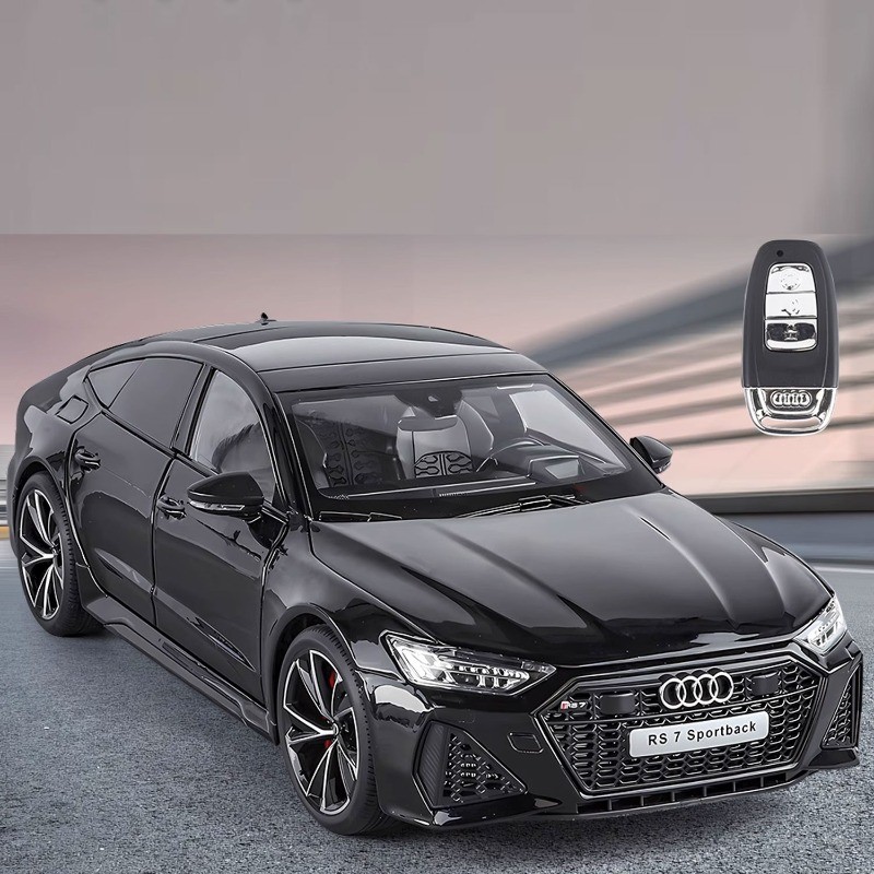 1/18 for RS7 Sportback Model with Key Remote Control-Sound Light Effects Model