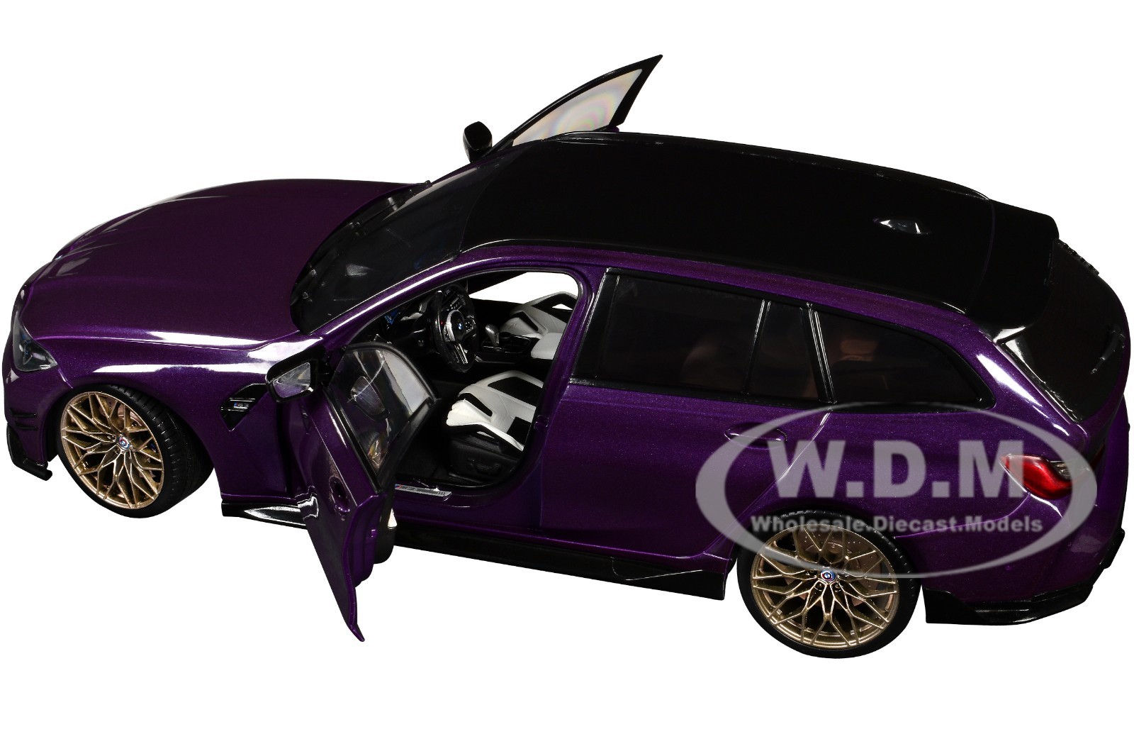 2024 BMW M3 COMPETITION M XDRIVE TOURING TWILIGHT PURPLE 1/18 BY SOLIDO S1813701
