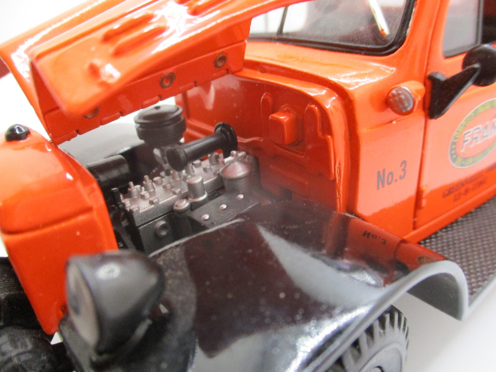 Fram Dodge Power Wagon Tow Truck No. 1 Die Cast Collectible RARE Greenville Ohio