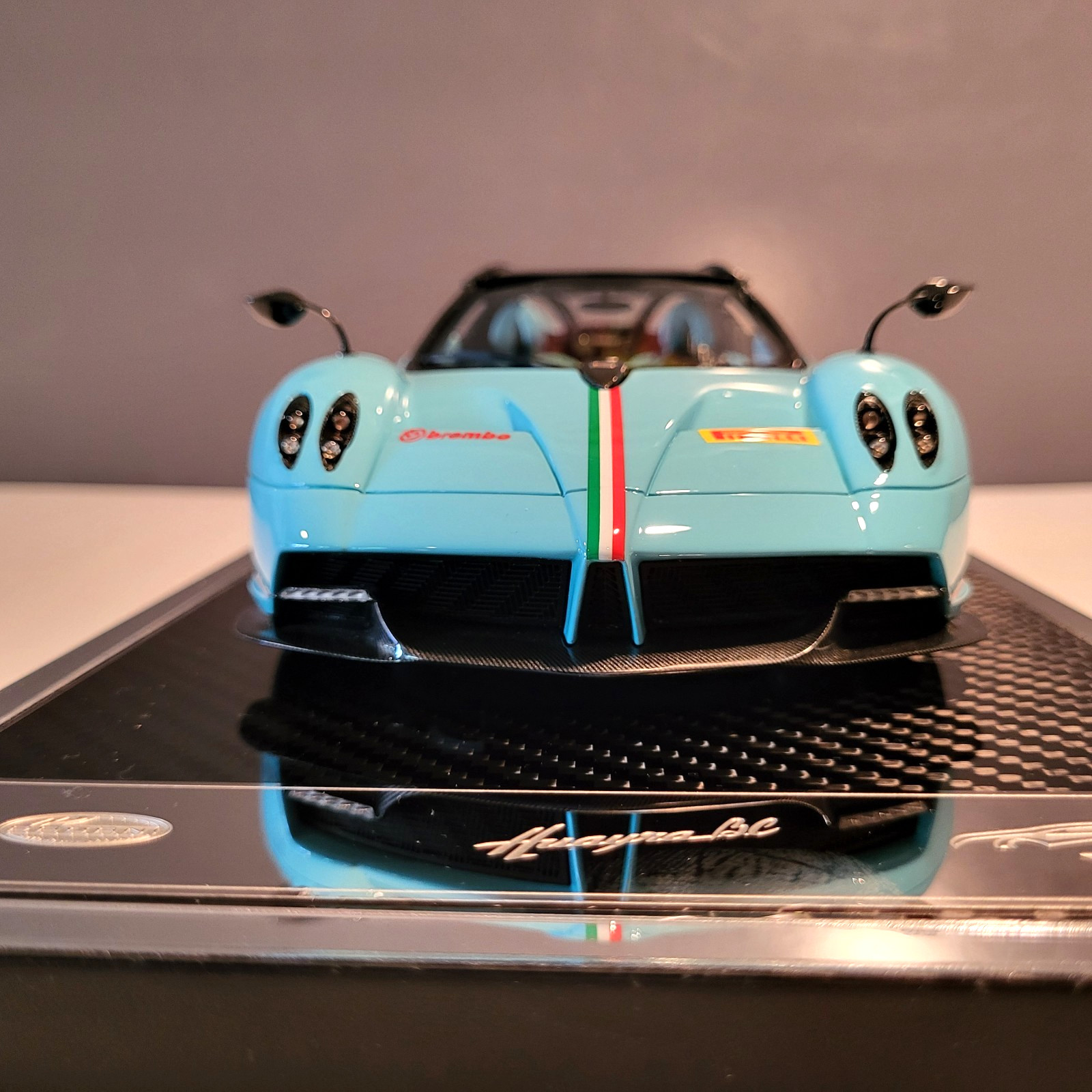 1/18 Pagani Huayra BC YY Models Carbon Base #6 of 20 (compare to BBR/Autoart)