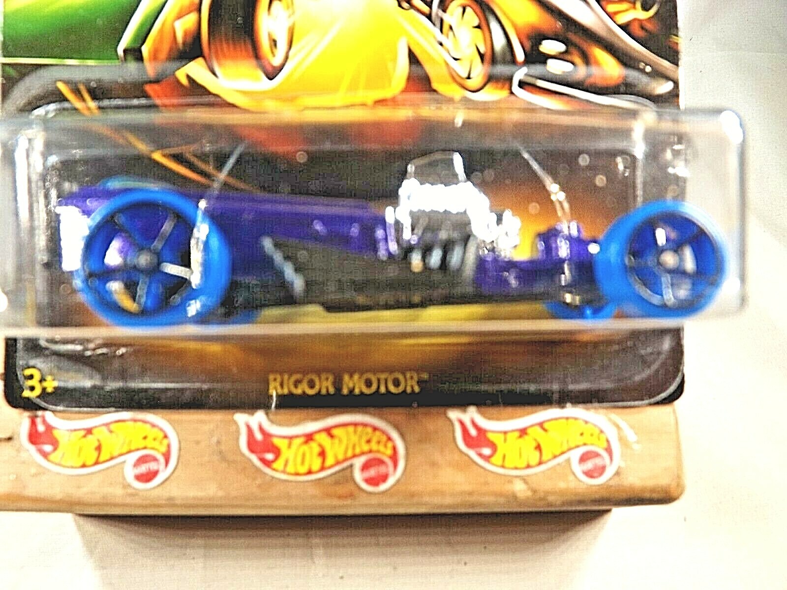 2019 Hot Wheels Kroger Halloween Series 1/6 RIGOR MOTOR Purple w/Blue Wheels OH5
