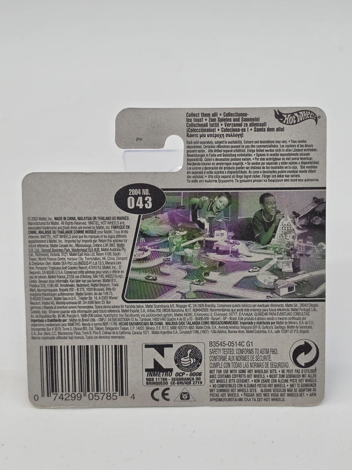 Hot Wheels – 2004 First Edition Series – Tooned – Splittin Image – Short Card