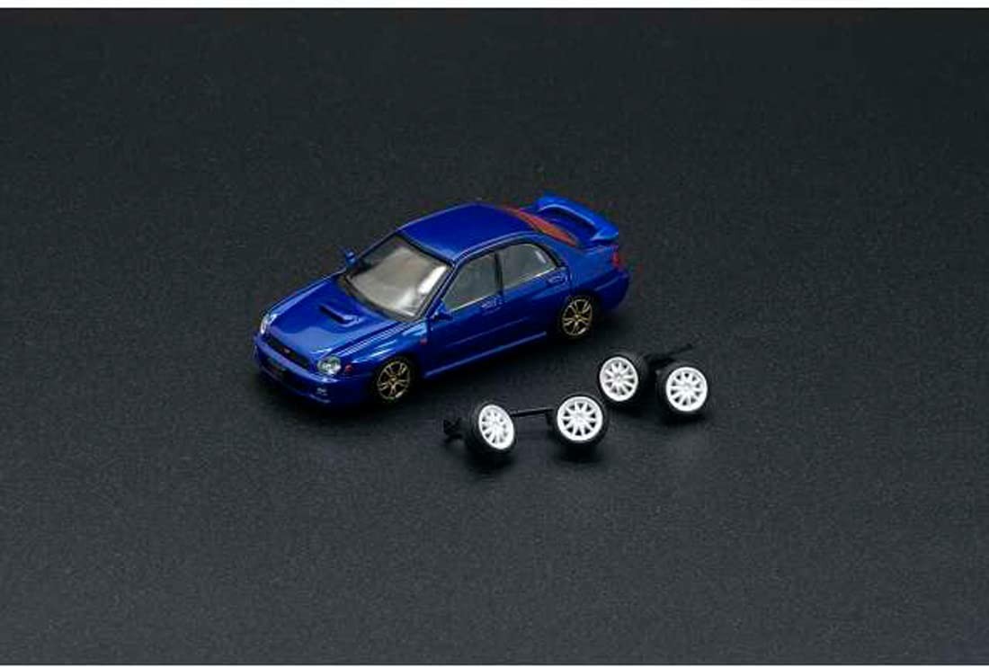BM CREATIONS Subaru 2001 Impreza WRX Blue RHD 64B0078