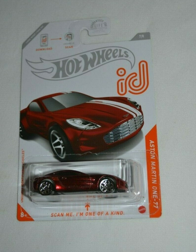 HOT WHEELS 2020 HOT WHEELS ID ASTON MARTIN ONE – 77 METALIC RED 7/8